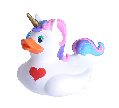Wild Republic Rubber Duck Unicorn - 4"
