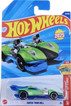 Hot Wheels Super Twin Mill [Green & Blue] Let's Race 1/5, 19/250, New for 2025!, 1:64 Scale Diecast Vehicle