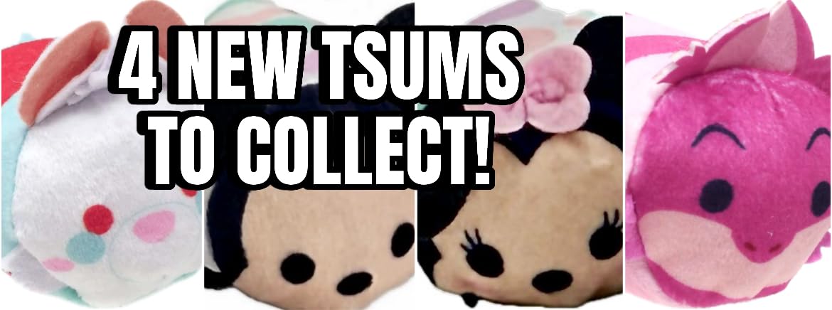 Just Play Mini Tsum Tsum 2.5" Plush Assortment, Set of 3, Random Characters