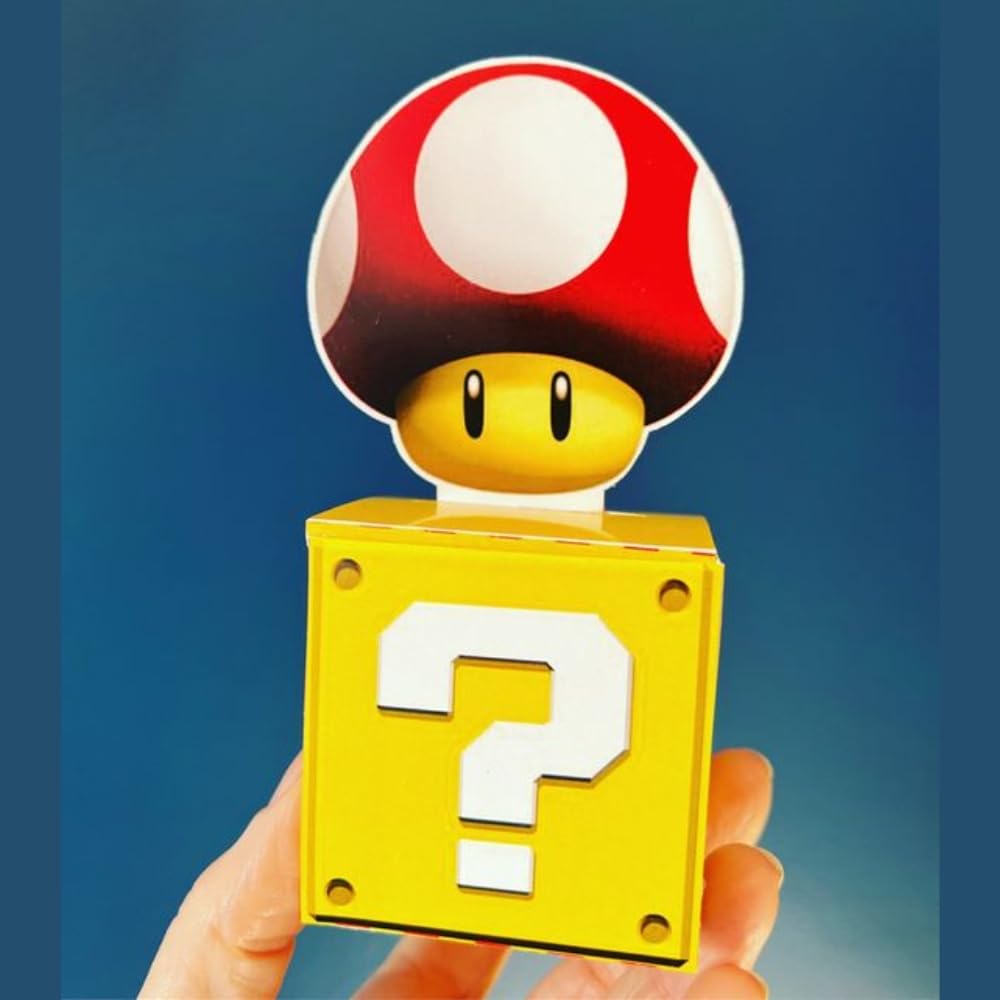 Super Mario Brothers Centerpiece Decorating Kit - 2 Boxes (8") - 1 Centerpiece (4" x 5.5") & 1 Centerpiece (7.75" x 9") Pack of 4 - Perfect for Themed