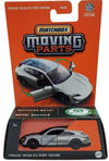 Matchbox Moving Parts Porsche Taycan GTS Sport Turismo, 1:64 Scale, Silver Die Cast Car