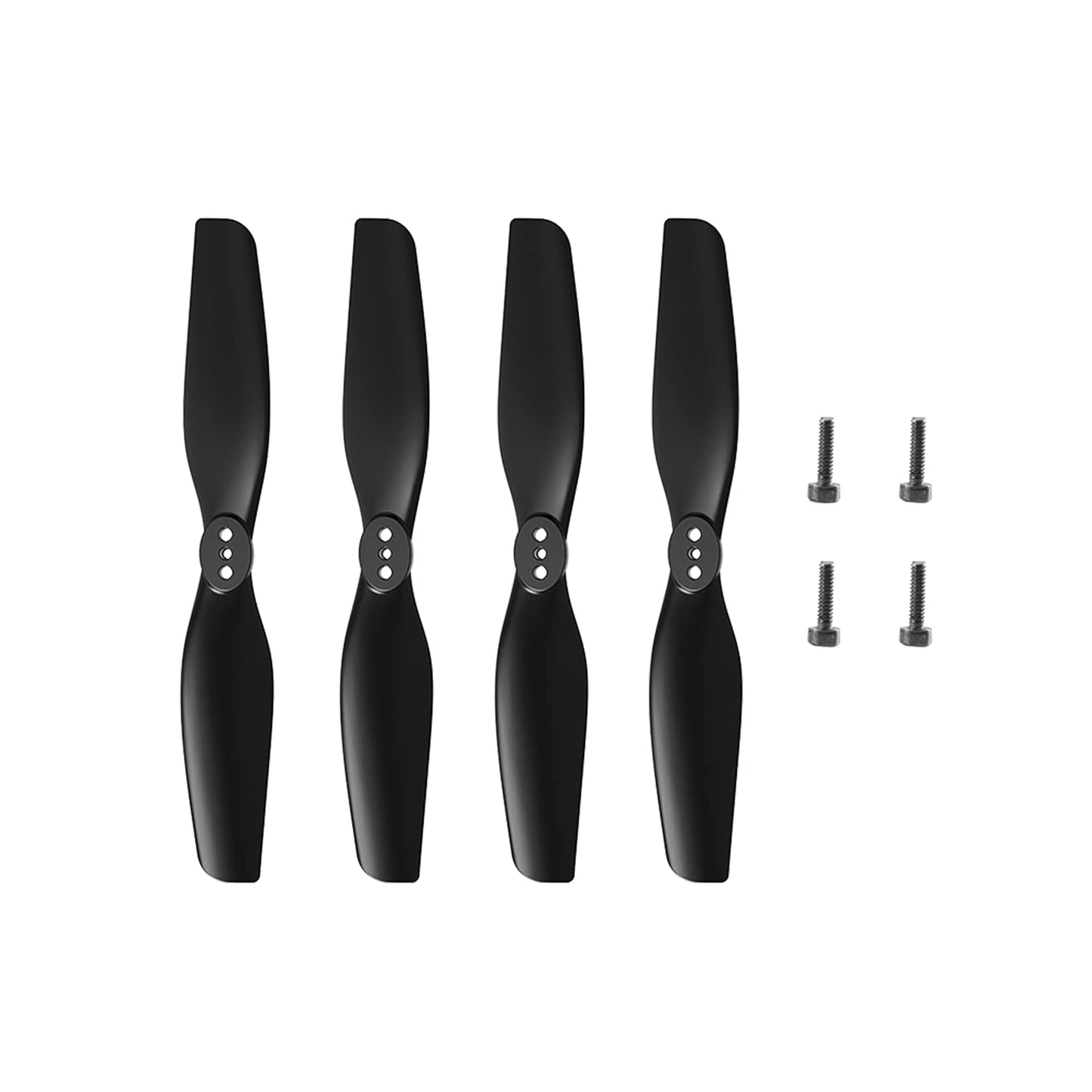 OMPHOBBY M2 EVO Parts Tail Blade Set Replacement Parts for OMPHOBBY M2 EVO RC Helicopters Rc Heli Accessories OSHM2320 (Black)