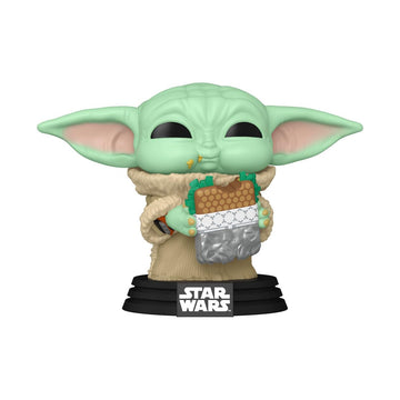 Funko Pop! Star Wars: Mandalorian & Grogu - Grogu with Food - Collectable Vinyl Figure - Gift Idea - Official Merchandise - Toys for Kids & Adults