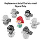 Replacement Part for Fisher-Price Little People Princess Figure Pack - GKG98 ~ Replacement Ariel The Mermaid Figure ~ Works with Other Playsets As