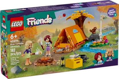LEGO Friends River Camping Adventure Building Set 40694, 182 Pieces, Ages 6+