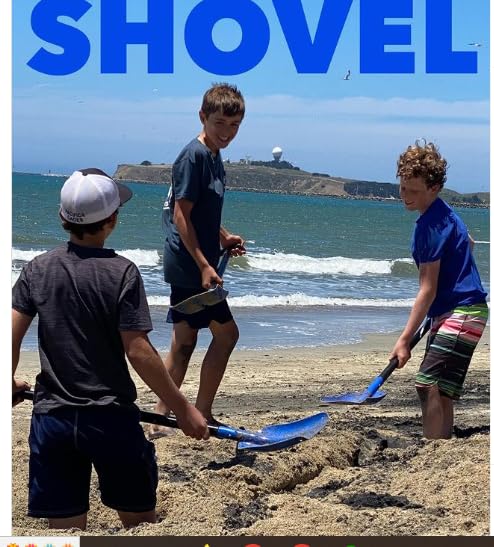 PUFFERFISH Sand Castle KIT - PRO-Quality Tools for Building Amazing Sand Castles, Including Bucket, Big Beach Shovel, and Super Scoop Made from