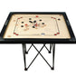 KORNERS Foldable Height Adjustable Carrom Board Stand Professional Easy Fold Hydraulic Premium Quality for Carom