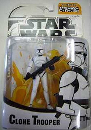 Star Wars Animated Clone Wars Clone Trooper Action Figure (Colors May Vary)