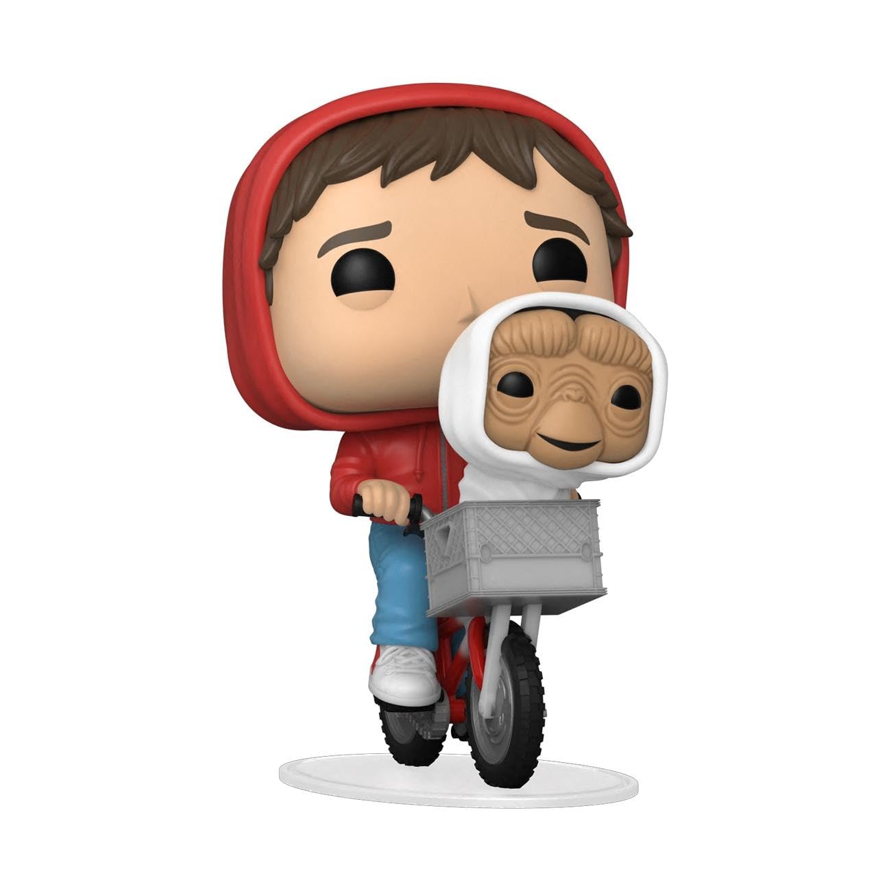 Funko Pop Movies: E.T. The Extra-Terrestrial - Elliott - Elliot with E.T. in Basket, 3.75 Inches - Collectable Vinyl Figure - Gift Idea - Official