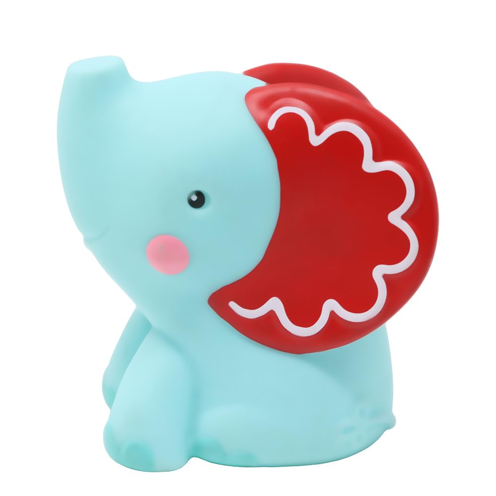 Fisher-Price Replacement Part Little People Collectible Bath Boats Playset CDC04 - Replacement Blue and Red Elephant Figure that is Also a Floating