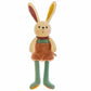 Ninqukico Plush Bunny -17'' Stuffed Animal Rabbit Pull-Out Ears and Legs, Cute Bunny Rabbit Soft Plushie Toy for Girls or Baby