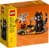 LEGO Halloween Cat & Mouse 40570 Building Kit, Whimsical Halloween Dtecor with Adorable Cat, Mouse, and Pumpkin Toys, Halloween Toy