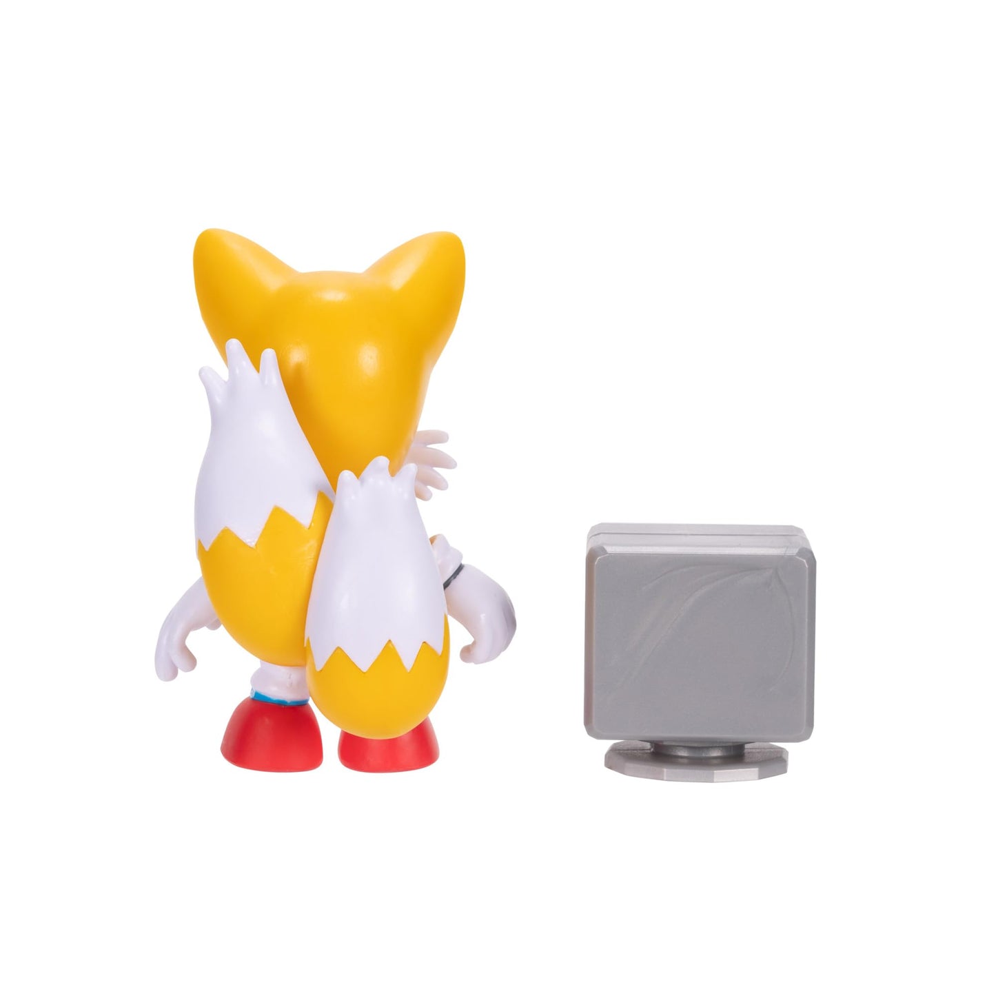 JAKKS Pacific Sonic The Hedgehog 4-Inch Articulated Action Figures from Wave #20 2PK - Includes Sonic with Red Chaos Emerald and Tails with Power
