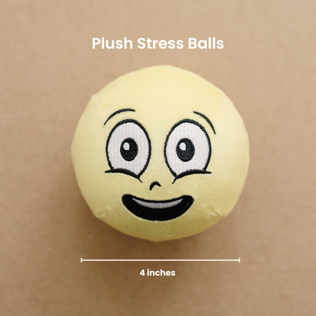 Emotional Baggage Plush Squeeze Toy with Canvas Storage Bag | Plush Stress Balls | Social Emotional Learning | Emotion Toys | Toys About Feelings |