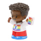 Fisher-Price Replacement Part for Collectible Little People Alphabet Fun Zoo Safari Farm Playset JGR92 - Replacement Letter X Boy Figure Holding a