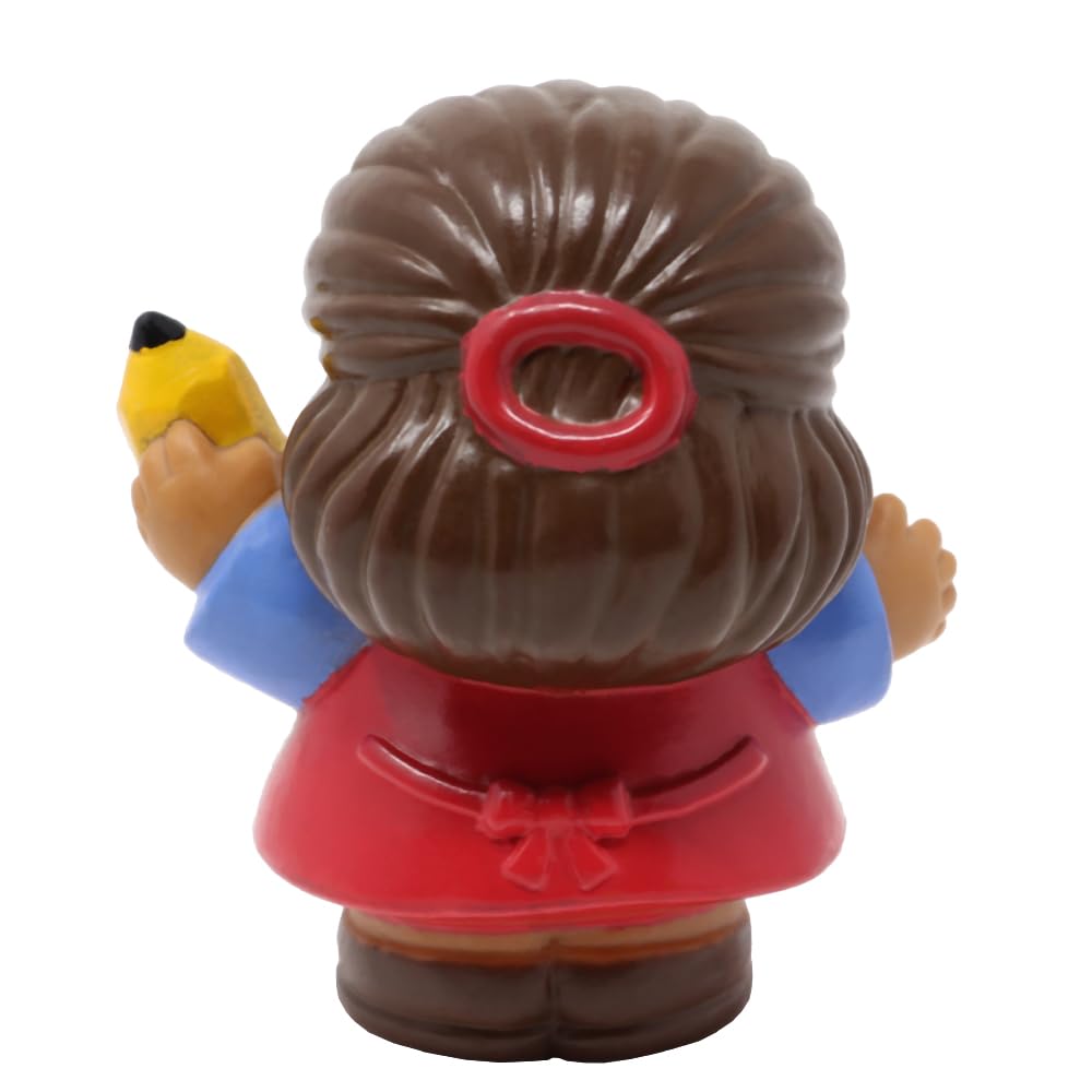 Fisher-Price Replacement Part for Collectible Little People Discovery Village School Playset C4284 - Replacement Hispanic Teacher Figure Kathleen -