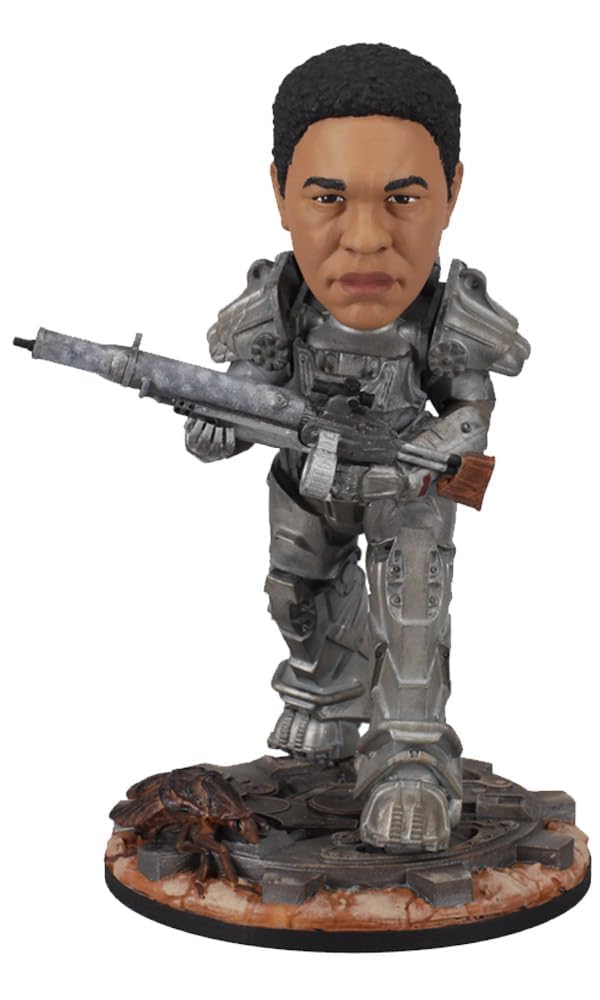 Royal Bobbles Fallout TV Series Max in Power Armor - Collectible Bobblehead Statue