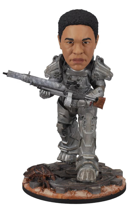 Royal Bobbles Fallout TV Series Max in Power Armor - Collectible Bobblehead Statue