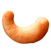 WeiWeiLee Simulation Nuts Plush Pillow Creative Soft Plush Cushion Sleeping Hugging Pillow (Cashew(50×18cm))
