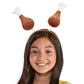 Turkey Drumstick Brown Plush Headbopper - 9.5" x 10" (Pack Of 1) - Party Wearable Accessory