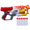 Nerf Mega CycloneShock Toy Blaster, Hotrod Color Style, 6-Dart Drum, 6 AccuStrike Mega Darts, Easy Priming (Amazon Exclusive)