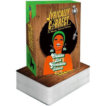 Lyrically Correct '60s & '70s Oldies But Goodies Edition - Soul, Motown & Classic Hits Music Trivia Card Game for Adults & Families