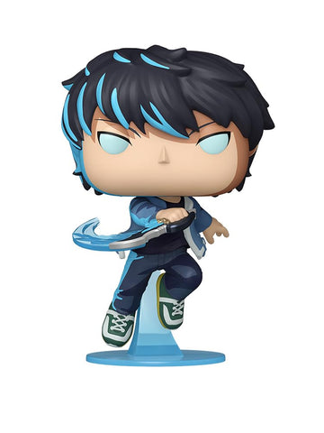 Epic Collectibles Pop Anime: Solo Leveling - Sung Jinwoo Glows in the Dark (Chase Variant) Vinyl Figure Bundled with Box Protector Compatible for