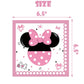 80 Pcs Pink 3rd Birthday Party Tableware Pink Wild Three Paper Plates Napkins Forks for Girls Three Years Old Birthday Party Supplies Decorations