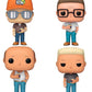 Funko King of the Hill Pop! Television Complete Set (4)