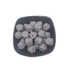 Alenybeby 30pcs 17mm Silicone Hexagonal Pearl Beads Ball Loose Silicone Geometric Hexagon Bulk Bead for Keychain DIY Mom Necklace Bracelet Craft