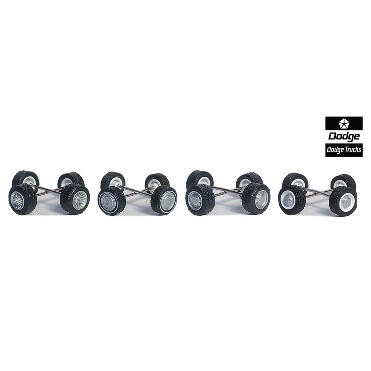 Greenlight Collectibles 1/64 Auto Body Shop First Generation Dodge Ram Wheel Tire Packs Series 8 16190-A