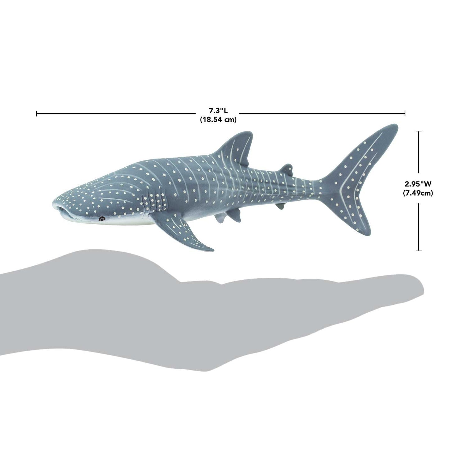 Safari Ltd. Whale Shark Figurine - Detailed 7.25" Aquatic Figure - Educational Toy for Boys, Girls, and Kids Ages 3+