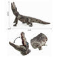 BLAPNK 2 Pcs Simulated Crocodiles Model Figure Toy, Realistic Alligator Figurines Collection Playset Science Educational Props