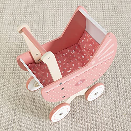 Fat Brain Toys Emery's World - Pretend & Play Pram - Stroller for 12-16-Inch Dolls