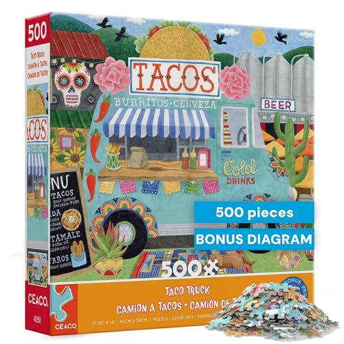 Ceaco - Taco Truck - 500 Piece Jigsaw Puzzle for Adults