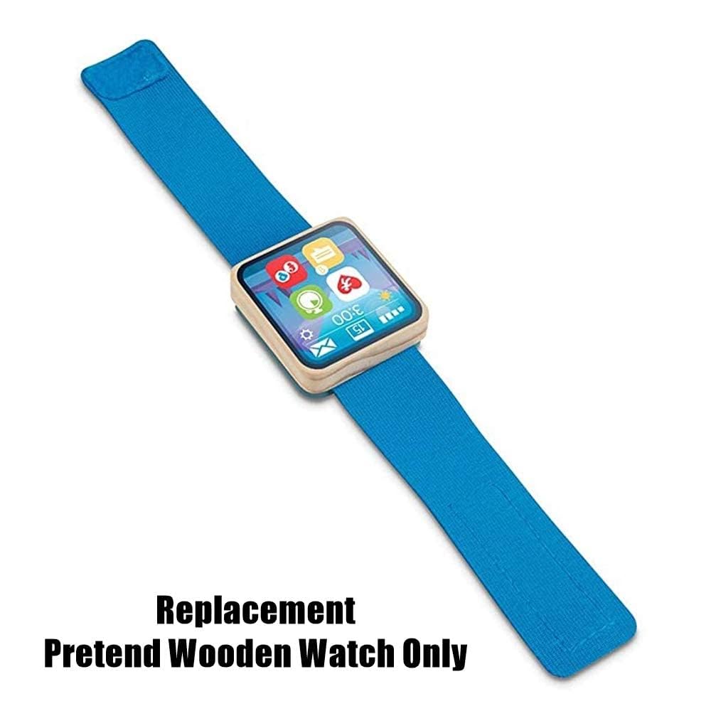 Replacement Part for Fisher-Price On-The-Go Wallet - GGT58 ~ Replacement Pretend Wooden Watch