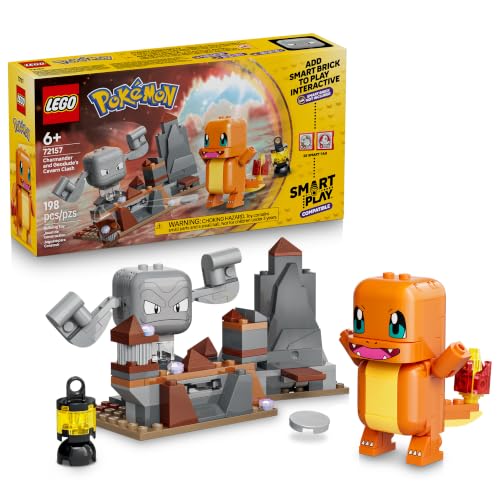 LEGO Pokémon SMART Play: Charmander and Geodude's Cavern Clash 72157