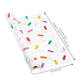 Fun Express Birthday Sprinkle Table Cloth Roll - Plastic Table Cover Disposable 40 x 100 Foot - Party Tablecloth for Rectangle Table | Bulk
