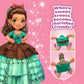 Sweetopia Dolls Patisserie Playset - Collectible Transforming Dolls with Special Backdrop, Includes 4 Miniature Pastries that Turn Into Princesses