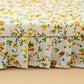 EatingBiting 1:12 Vintage Flower Print Bed, mini House Miniature Furniture Wooden Single Bed Traditional Flower, DIY Scene House Home Furniture Craft
