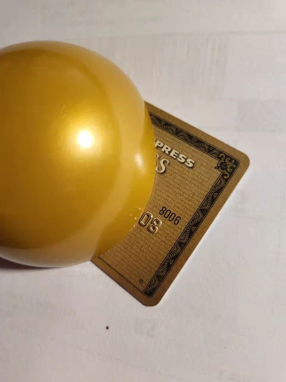 Pack 400 New-Gold (Brass-Gold) Color Jumbo 3" Heavy Duty Commercial Grade Ball Pit Balls for Business Use (Pack of 400, Gold-Brass)