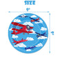 LetDec Airplane Birthday Party Tableware Airplane Aircraft Disposable Paper Plates Dinnerware for Aviation Theme Boys Birthday Baby Shower Party