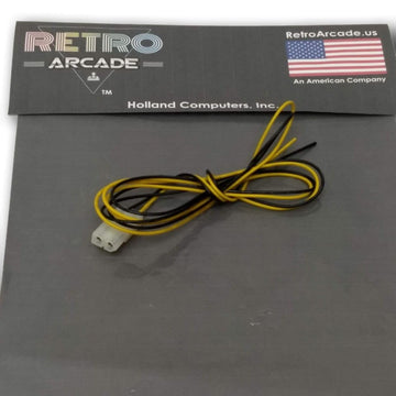 3 inch arcade game LED trackball power harness with 2 pin molex connector