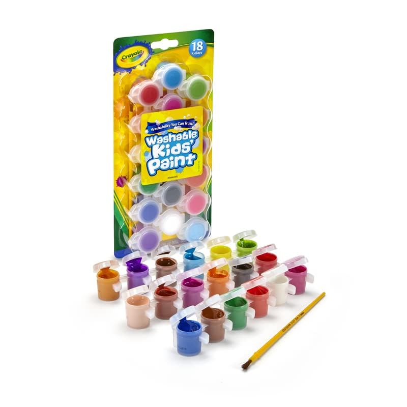 Crayola Kids Paints Washable 18 Piece