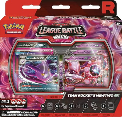 Pokémon TCG: Team Rocket’s Mewtwo ex League Battle Deck