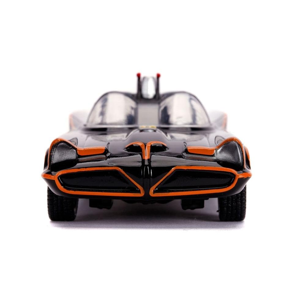 Jada Toys DC Comics 1:32 Classic TV Series 1966 Batmobile Die-cast Car with Batman Figure, Toys for Kids and Adults