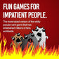 that Escalated Quickly Grab & Game by Exploding Kittens - 3-5 Players - Ages 10+ - 15 Minutes to Play - Travel Sized Card Game - Party & Family Card