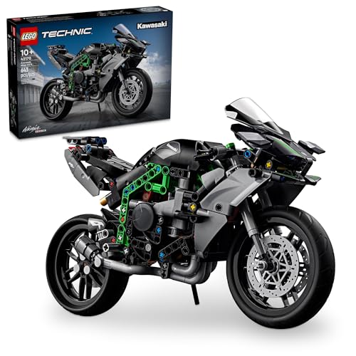 LEGO Technic Kawasaki Ninja H2R Motorcycle Toy - Building Toys for Kids, Boys & Girls, Ages 10+ - Kickstand for Display - Model Kit Birthday Gift