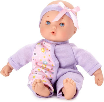 Madame Alexander 8-inch Little Cuties Mini Baby Doll, Lavender, Light Skin Tone