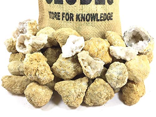 40 Break Your Own Geodes Crystals Bulk Pack - Whole Moroccan 1.5"